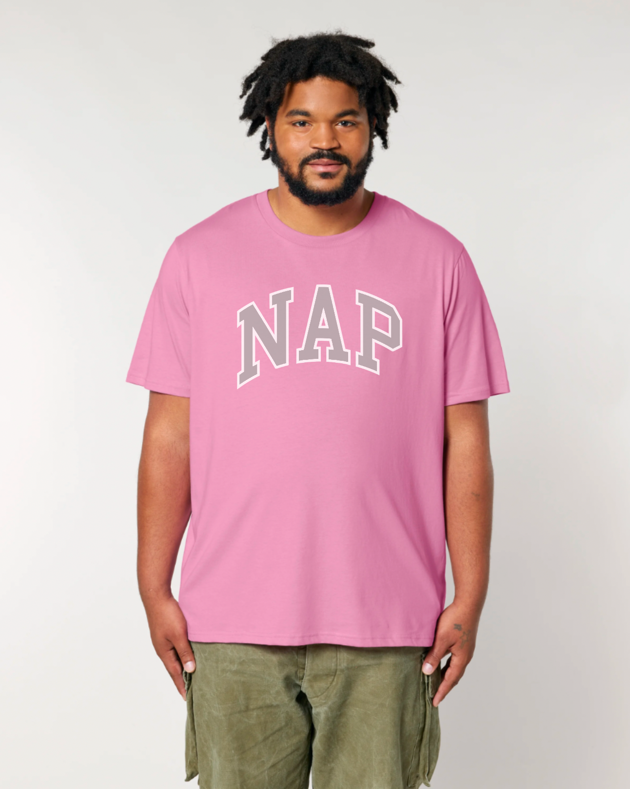 O.G. NAP TSHIRT | ORGANIC COTTON | UNISEX | MEDIUM FIT | PRINTED VARSITY LOGO