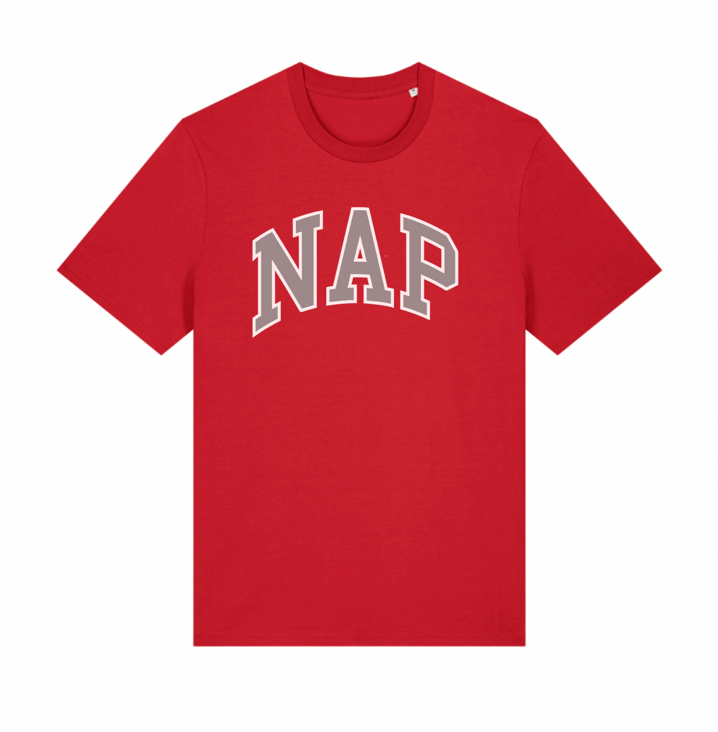 O.G. NAP TSHIRT | ORGANIC COTTON | UNISEX | MEDIUM FIT | PRINTED VARSITY LOGO