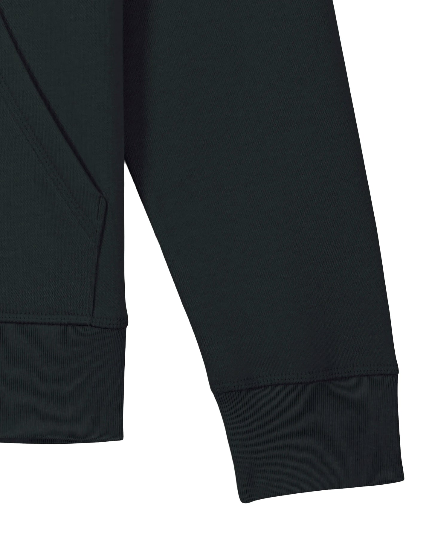 SOLD OUT - BUY 1, GIFT 1: 'MATTE BLACK' NAP HOODIE - ORGANIC COTTON, MEDIUM WEIGHT, MEDIUM FIT, PRINTED LOGO
