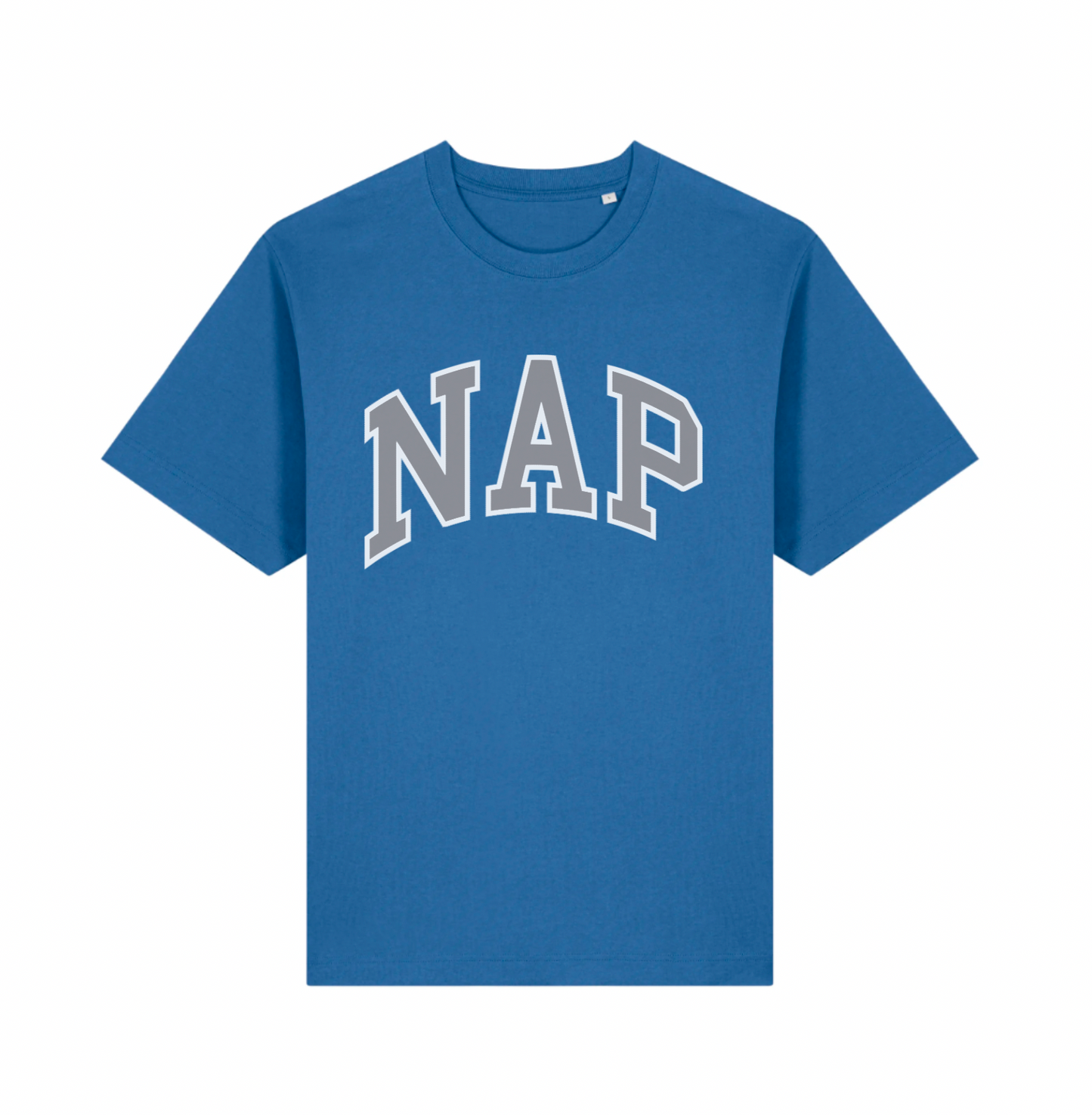 BAGGY O.G. NAP T-SHIRT | ORGANIC COTTON | UNISEX | RELAXED FIT | PRINTED VARSITY LOGO