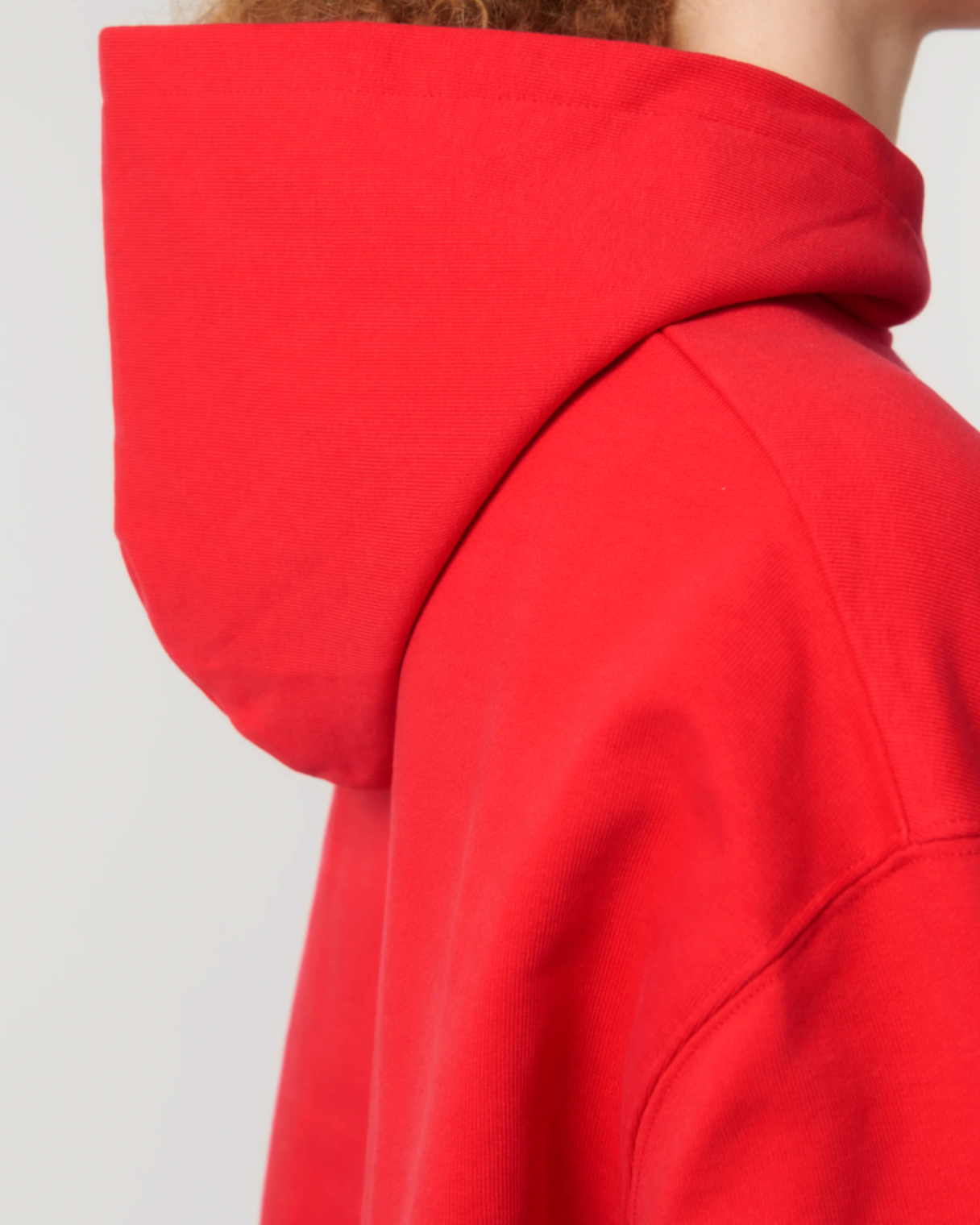 HEAVYWEIGHT 'GRIDIRON' NAP HOODIE | BAGGY FIT | ORGANIC COTTON  | PRINTED LOGO | UNISEX