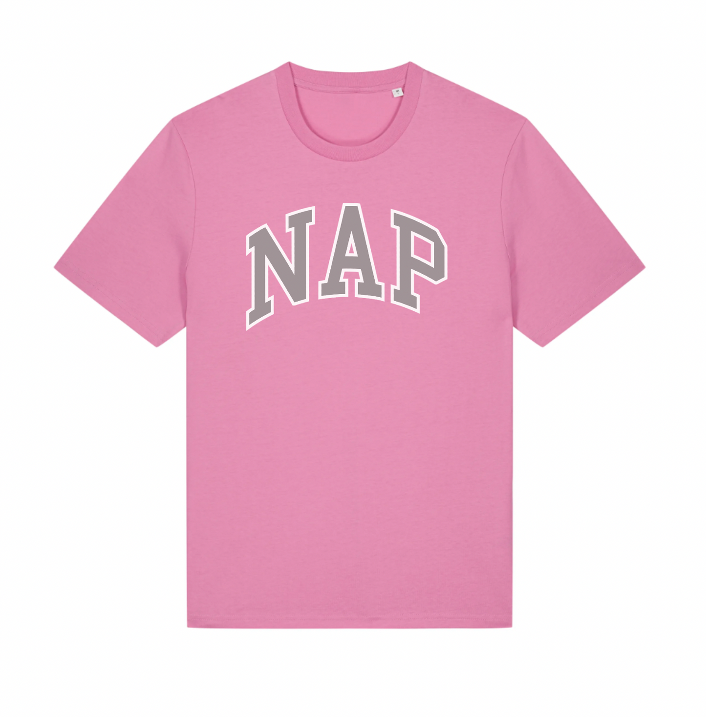O.G. NAP TSHIRT | ORGANIC COTTON | UNISEX | MEDIUM FIT | PRINTED VARSITY LOGO