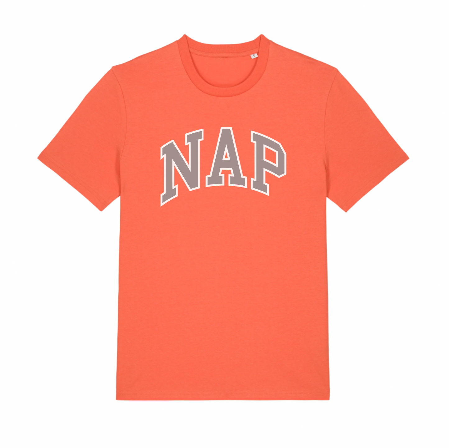O.G. NAP TSHIRT | ORGANIC COTTON | UNISEX | MEDIUM FIT | PRINTED VARSITY LOGO