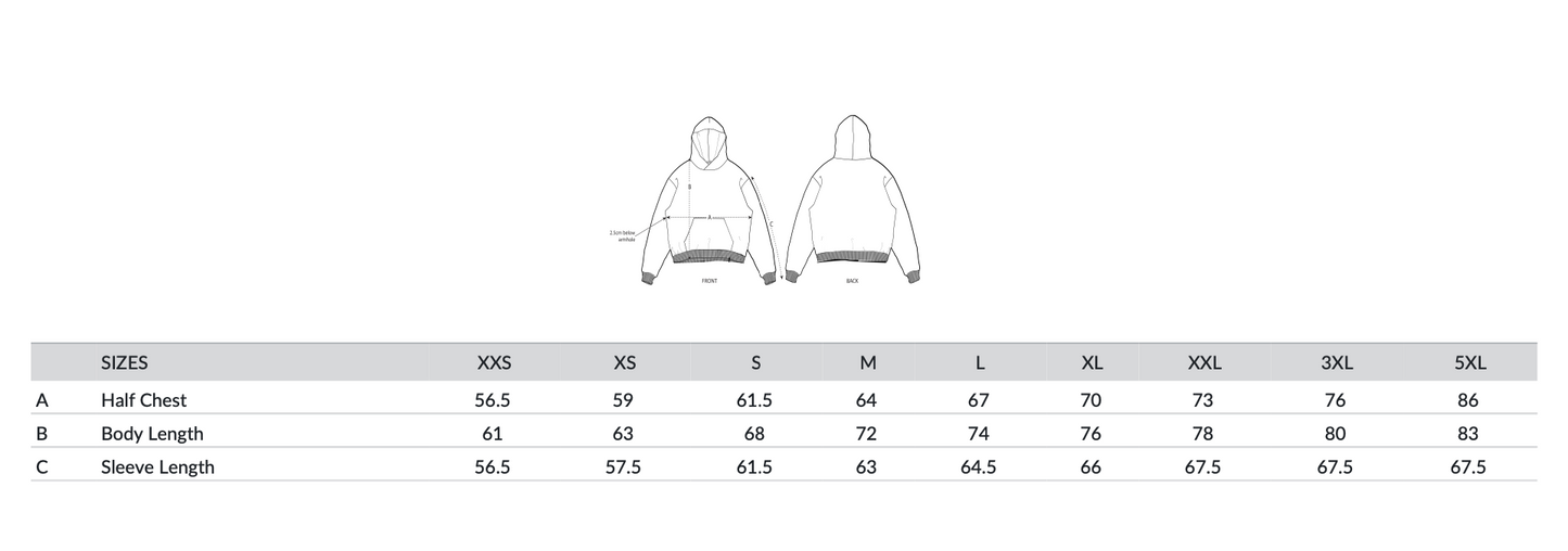 HEAVYWEIGHT 3D NAP HOODIE | BAGGY FIT | ORGANIC COTTON | UNISEX | 3D EMBROIDERED LOGO